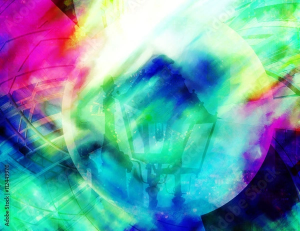 Obraz urban splashed background