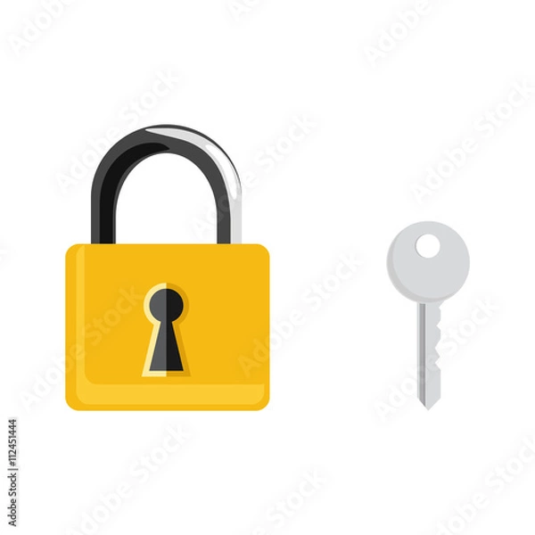 Fototapeta Lock and key