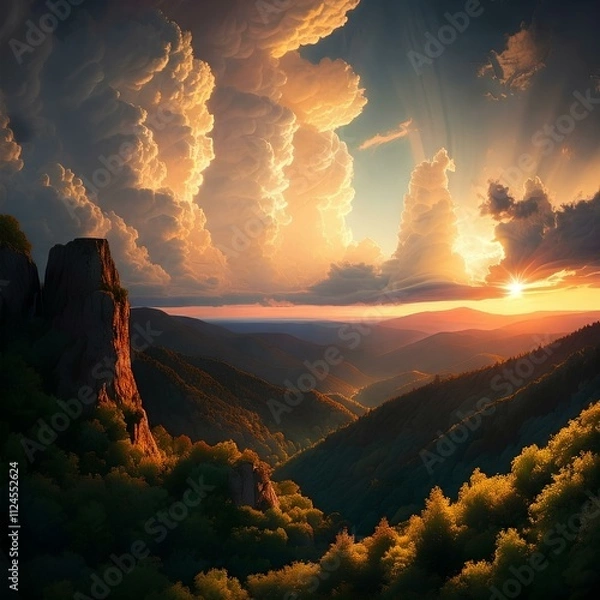 Obraz Mountain Sunset