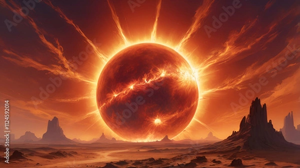 Obraz sun in the sky