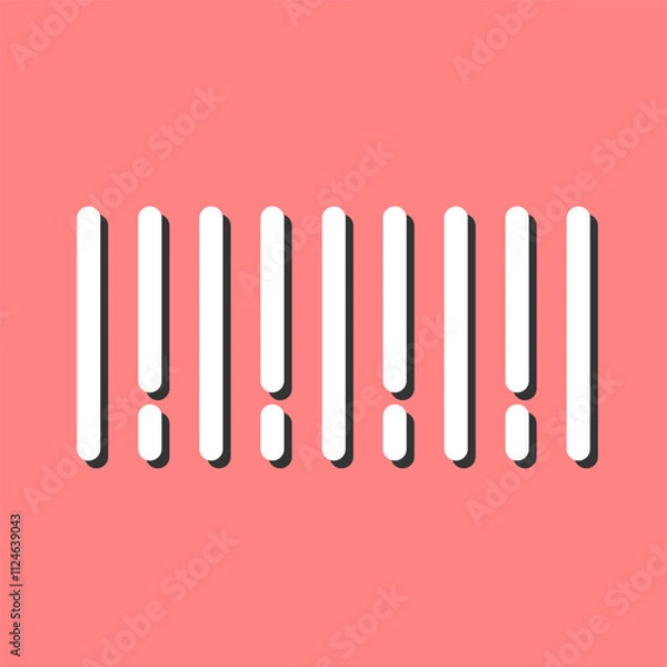 Fototapeta Barcode Vector Icon