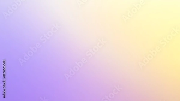 Fototapeta Soft gradient background in purple, yellow and pink.