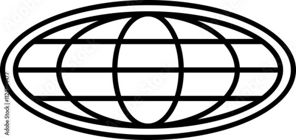 Obraz earth globe icon 8