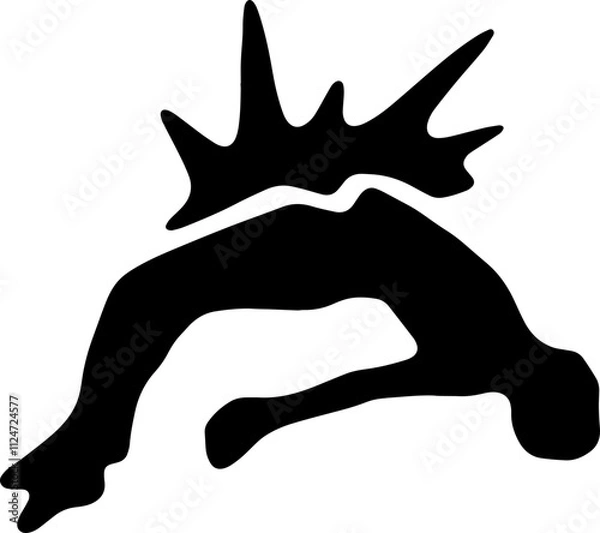 Obraz silhouette of a man