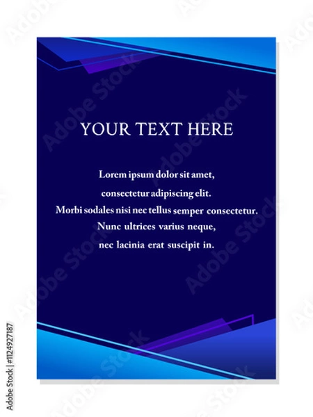 Fototapeta Modern abstract design with minimalist and professional style. Perfect for business presentations, brochures, or promotional posters.