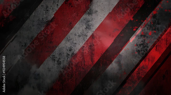 Fototapeta black and red stripes