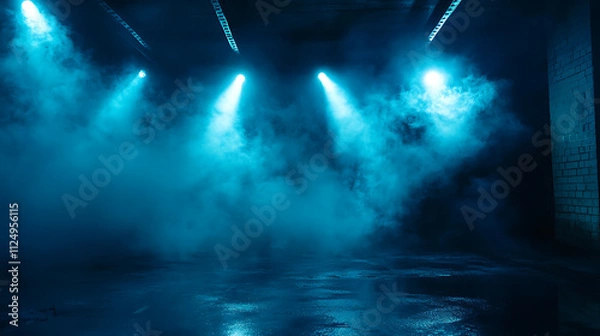 Obraz spotlight on stage