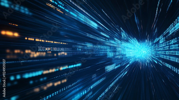 Obraz fiber optics background