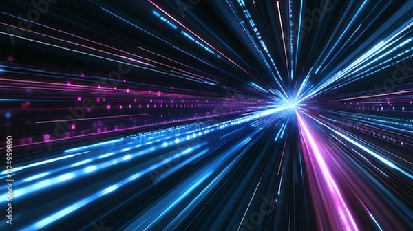 Fototapeta fiber optics background