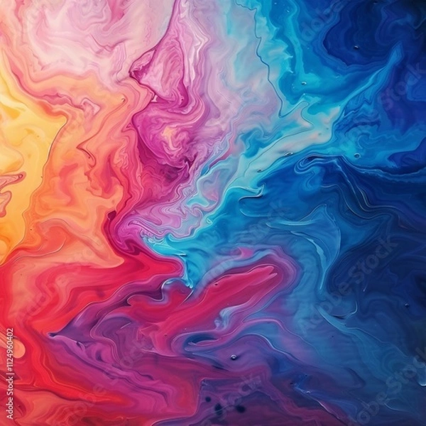 Fototapeta  Abstract background oil painting picture wallpaper art decor design colorful print