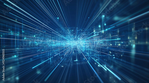 Obraz fiber optics background