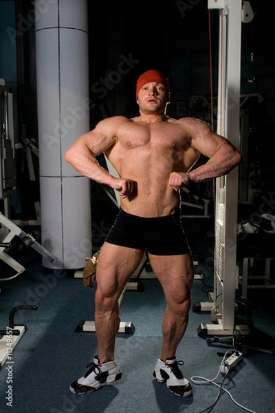 Obraz bodybuilder training