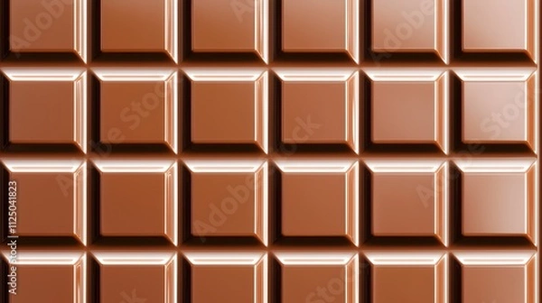 Fototapeta A wooden table with a bowl of chocolate and a spoon