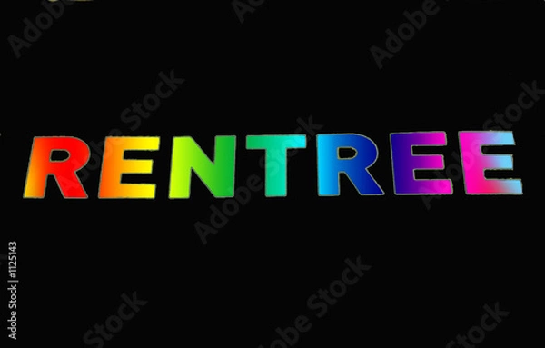 Fototapeta c'est la rentrée