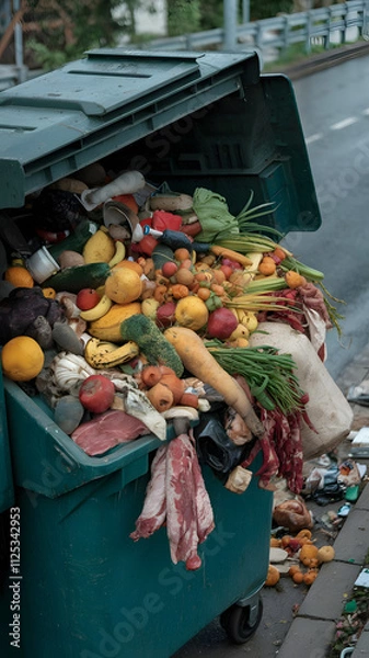 Obraz food waste 
