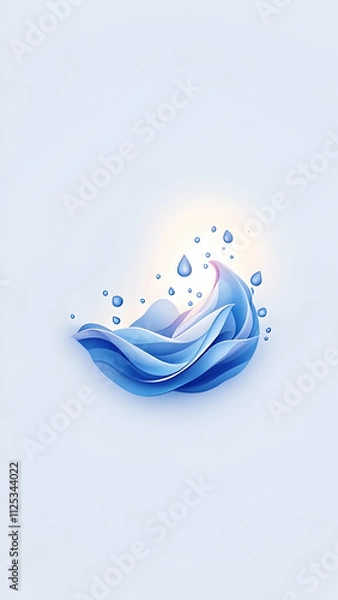 Obraz Flowing Water Art