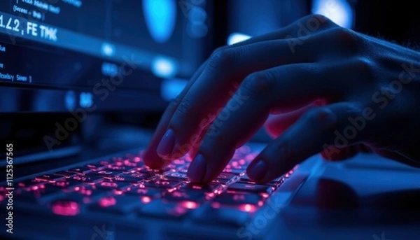 Obraz Digital security incident response in dark environments