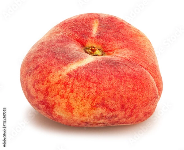 Obraz flat peach path isolated on white