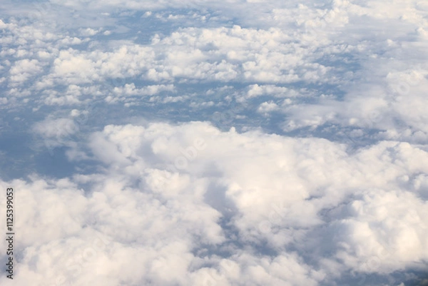 Fototapeta Clouds seen from the plane