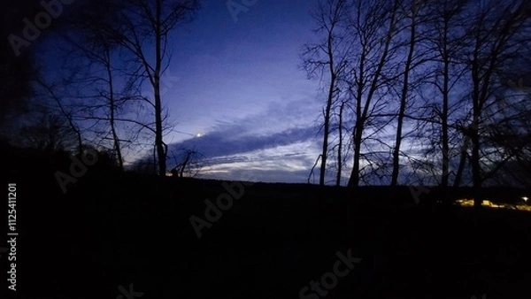 Obraz time lapse sunset