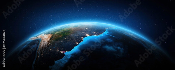 Obraz South America from space