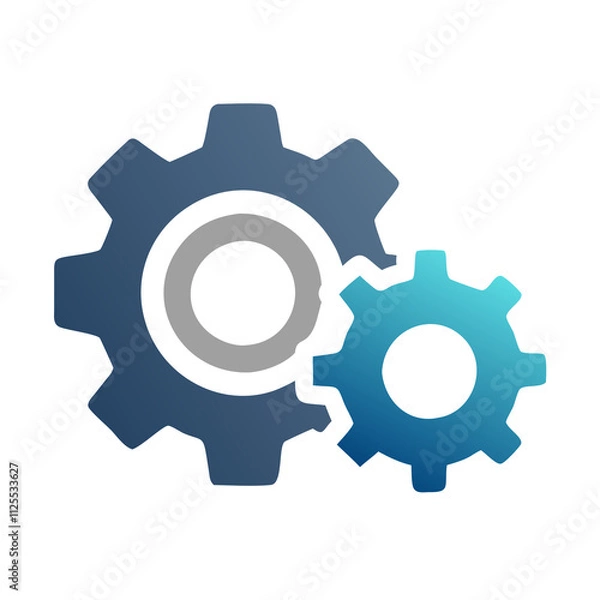 Fototapeta gear icon