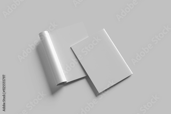 Obraz WHITE A4 CATALOG MOCKUP