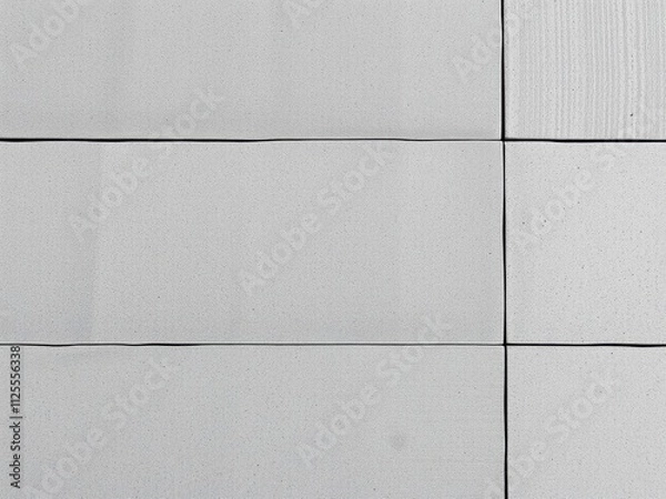 Fototapeta Horizontal design of geometric shapes and lines on rough cement and concrete texture, perfect for a modern and industrial background, cement, design