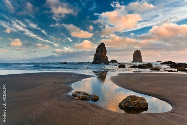 Obraz Sunset on Cannon Beach, Oregon