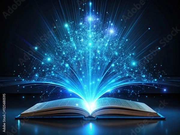 Fototapeta Global Online Education: Future Tech & Digital Learning - Science, Study, World