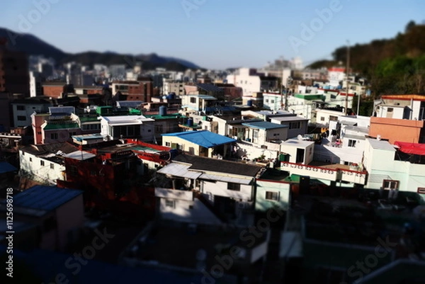 Fototapeta 대한민국, 동네, 달동네, 주택, 단지, 그늘, 기법, 그림자, 삶, 주거, 광각, 하늘, 산, 옹기종기, 바다, 배, 물가, 포트, h2o, 마리나, 지중해, 항구, 여행, 여름, 크로아티아, 도시, 연안, 그리스, 고기잡이, 만, 에우로파, 대양, 동네, sky, 관광, 섬, 교각