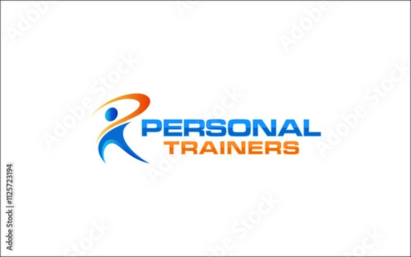 Obraz Illustration graphic vector of personal trainer logo design template