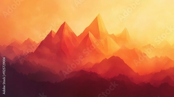 Fototapeta Abstract Polygonal Vector Background for Modern Design Projects