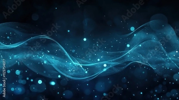 Obraz Digital background for tech, AI, data, audio, graphics, etc..