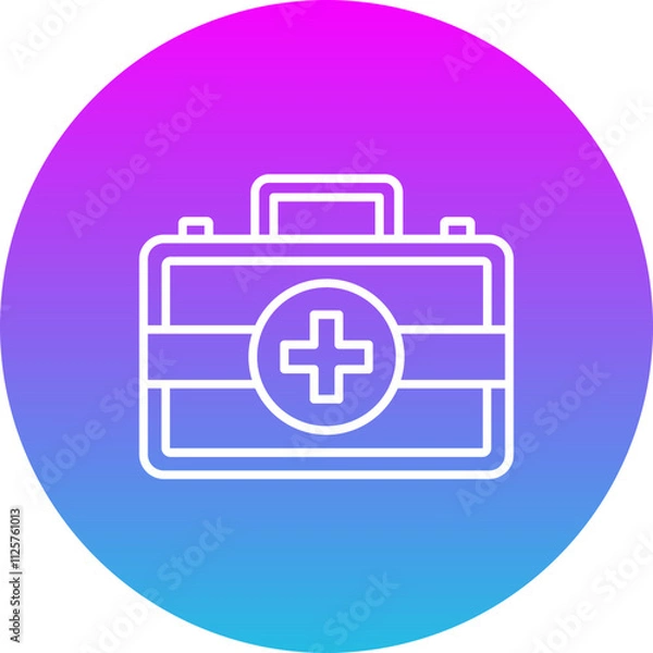 Fototapeta First aid kit Icon