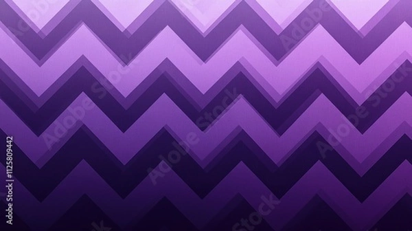 Fototapeta A chevron pattern with a gradient ombre effect, transitioning from dark purple to light lavender.