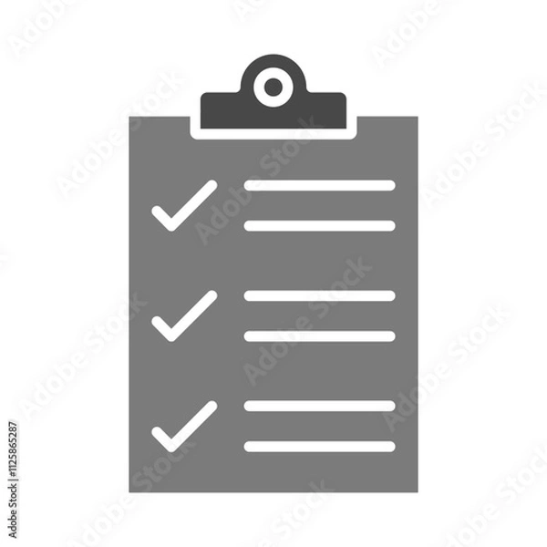 Fototapeta Check list Icon