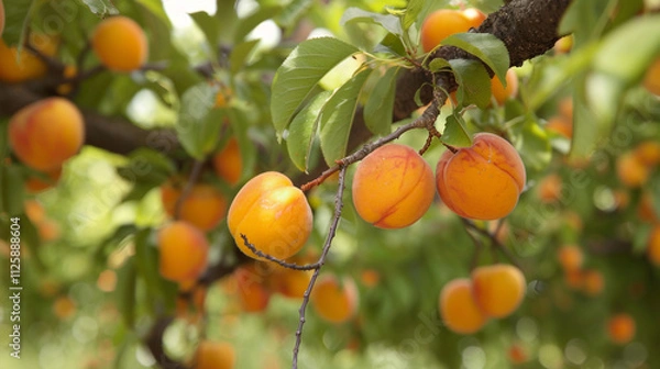 Fototapeta orange tree with fruits