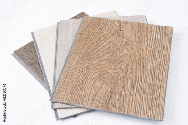 Obraz 木目の床材サンプル
