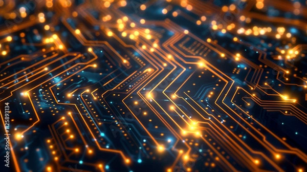 Fototapeta circuit board background