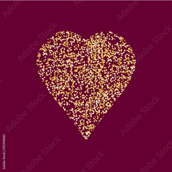 Obraz Heart icon, vector illustration