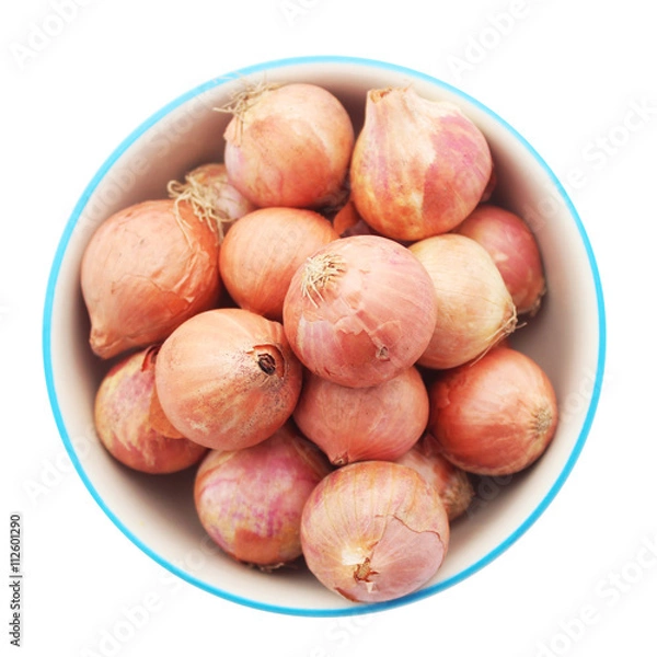 Obraz Garlic isolated on white background