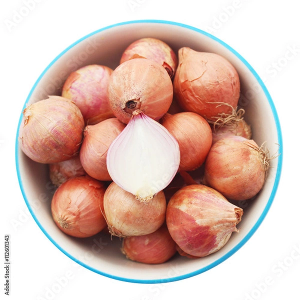 Obraz Garlic isolated on white background