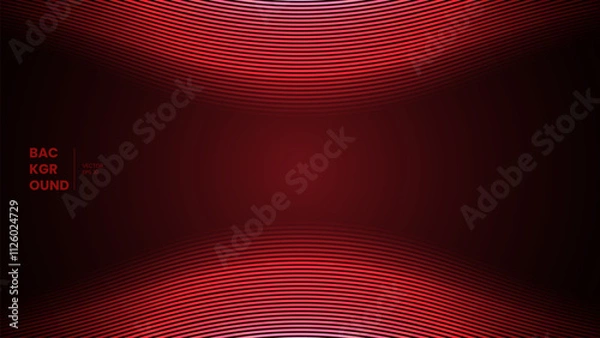 Fototapeta Abstract circular lines background. Graph lines with different colors. Colorful lights background.