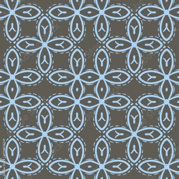Fototapeta seamless pattern with flowers