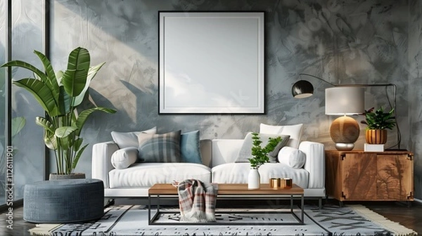 Obraz modern living interior