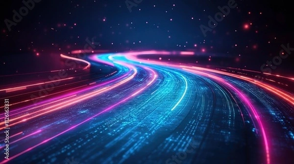 Obraz Technology roadmap illustrating IT infrastructure upgrades 