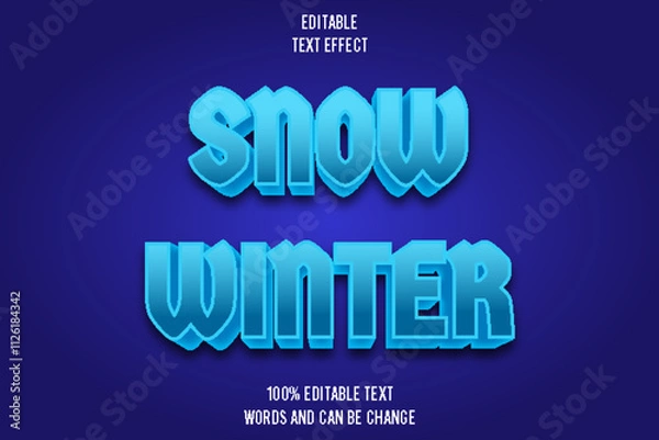 Fototapeta editable text effect 3d emboss modern style