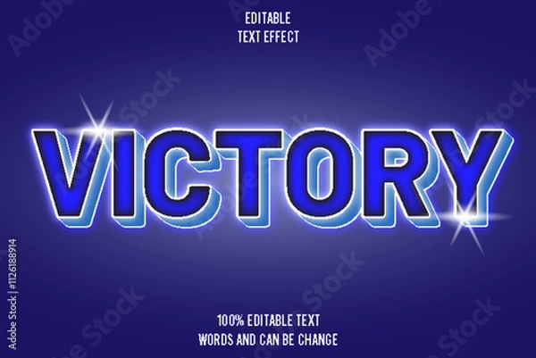 Fototapeta editable text effect 3d emboss_modern style