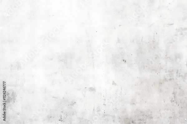 Fototapeta A plain white concrete texture exhibiting subtle marks and imperfections, perfect for minimalist backgrounds.